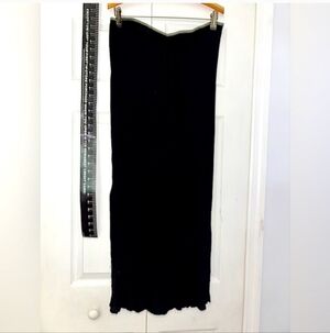Black Pencil Ribbed Dress by NY & Co. Light Weight, Full-Length, Never Worn NWOT